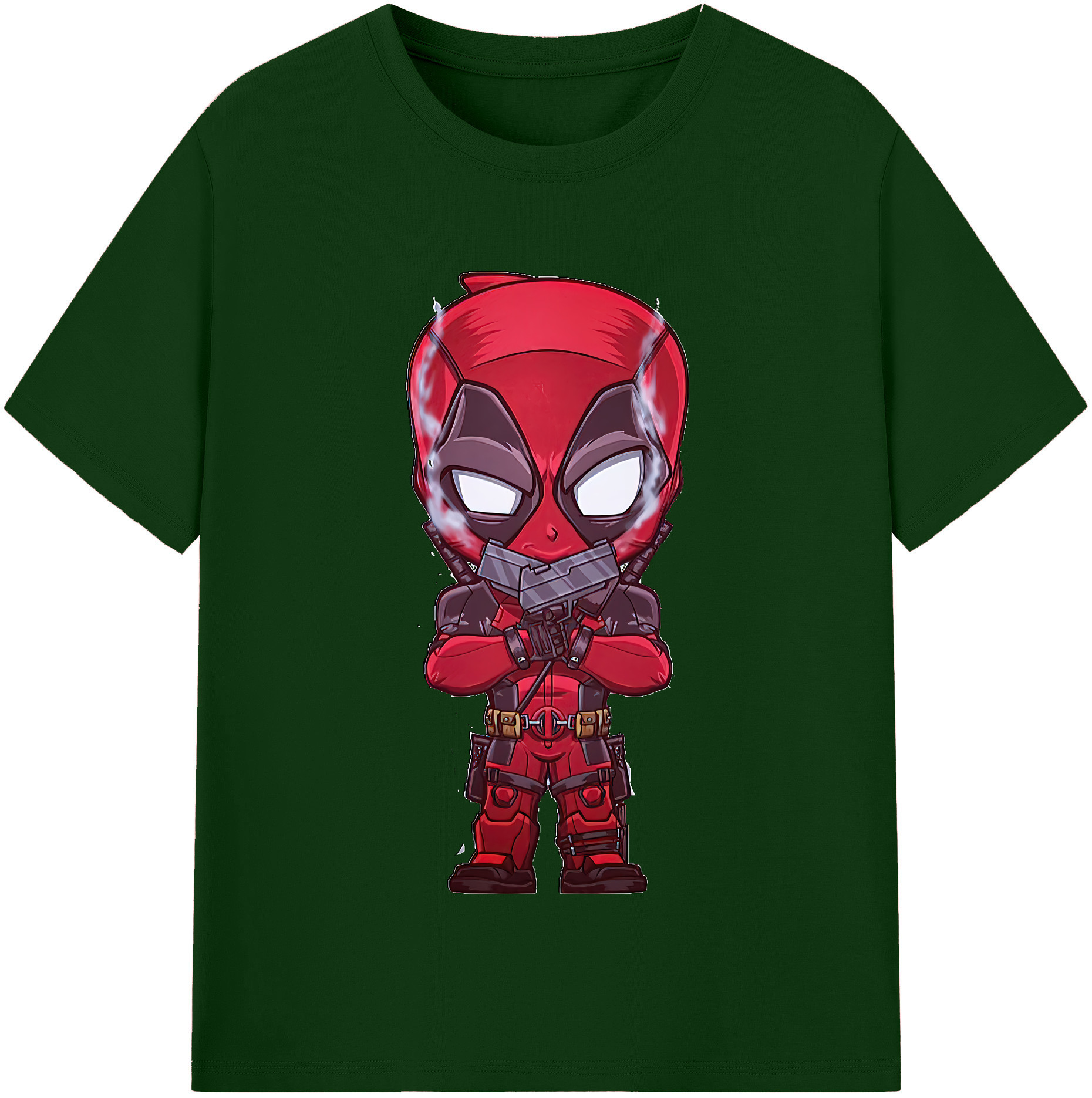 （画像用） Deadpool デッドプール 綿100％半袖Tシャツ（フロントプリント）